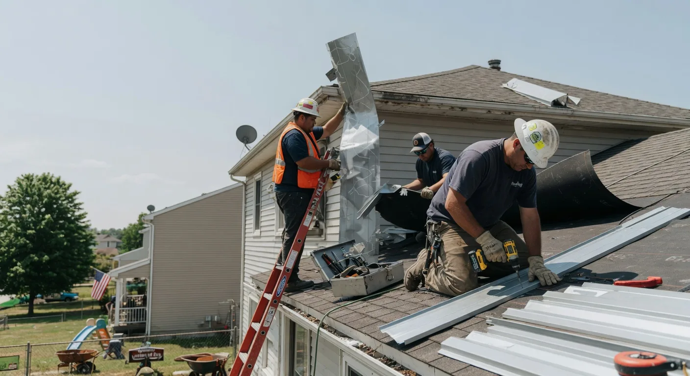 Metal Roof Repair in Breedsville, MI
